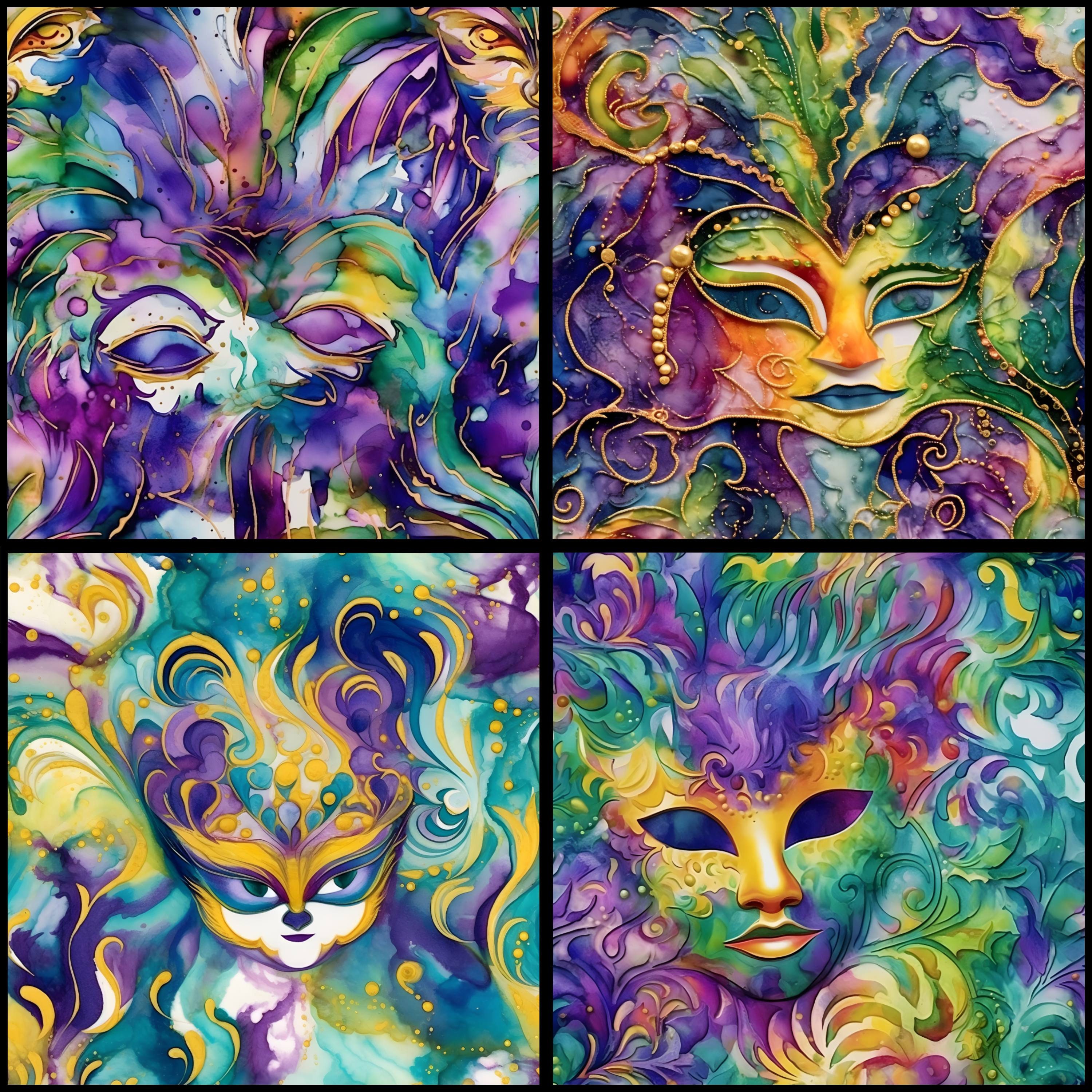 Digital Paper Mardi Gras Pattern Instant Download Seamless Digital ...