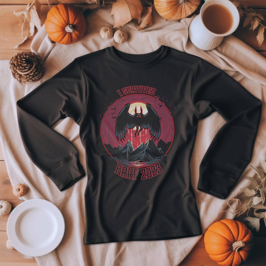 Mothman Long Sleeved Shirt i Survived BRRF 2023 - Etsy