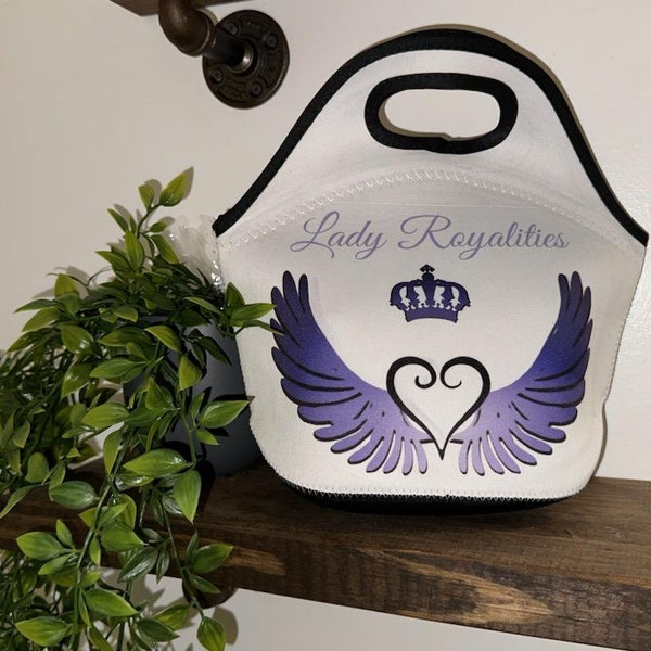 Lady Royalties,Lunch Bag, light weight,machine wash, work bag, school bag,