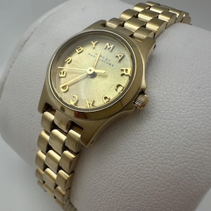 Marc by Marc Jacobs Petite Gold Women’s Watch – 22mm, Fresh Battery & Cleaning