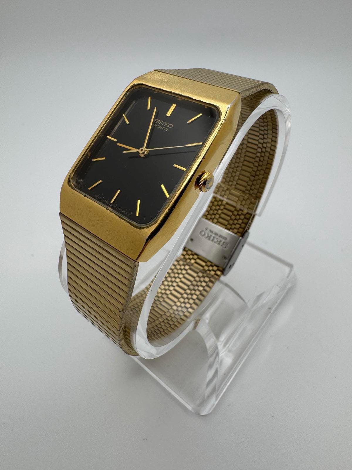 Seiko Quartz Gold‎ Tone Dress Watch Diamond Accent Bezel Japan Movement 6210 Seiko SUR592 Coutura Gold-Tone Diamond Bezel Quartz Watch  main image 3