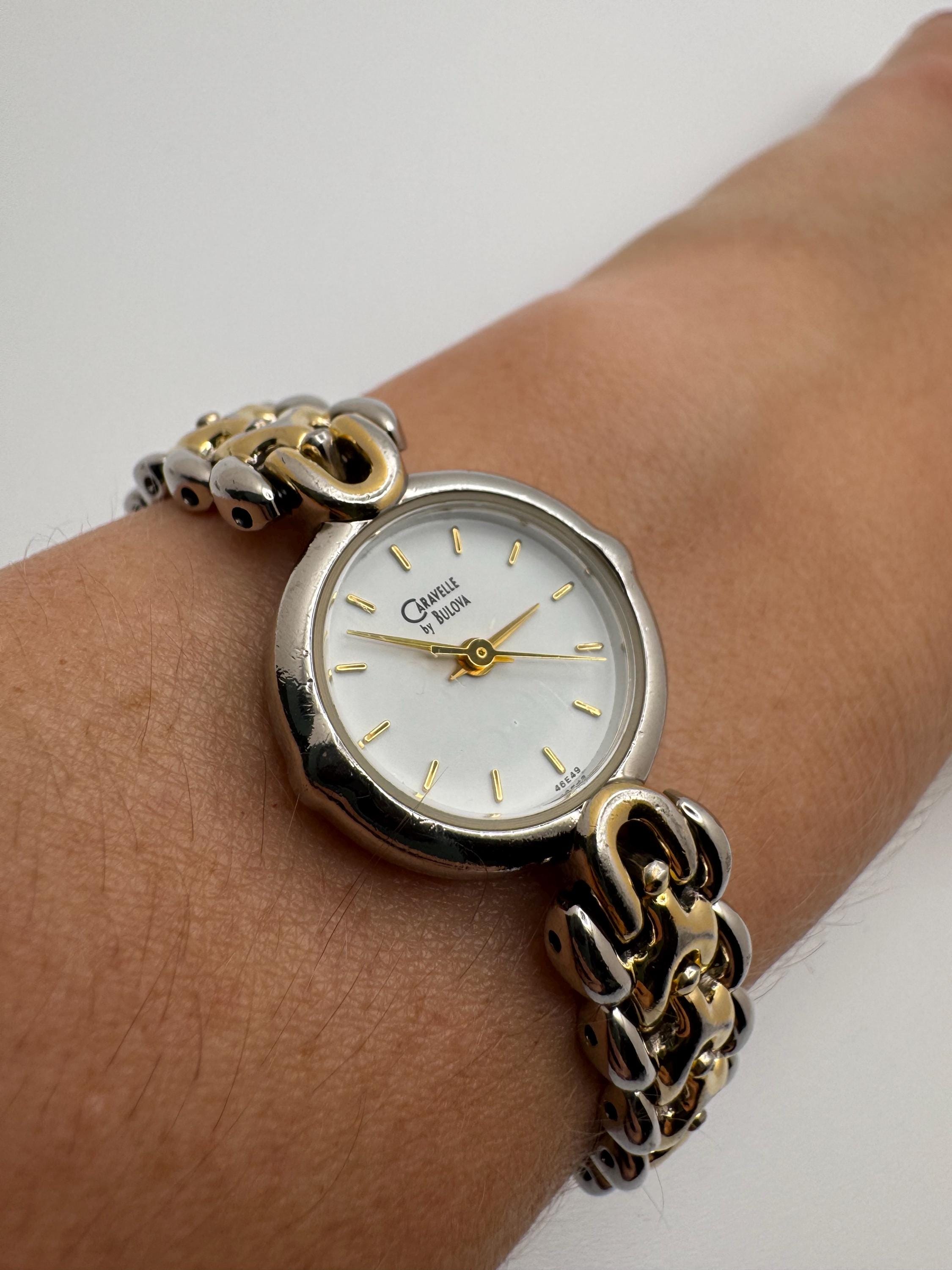 Caravelle Woman\'s Traditional Watch By Bulova Two Tone Stainless 24mm Caravelle by Bulova Women main image 3