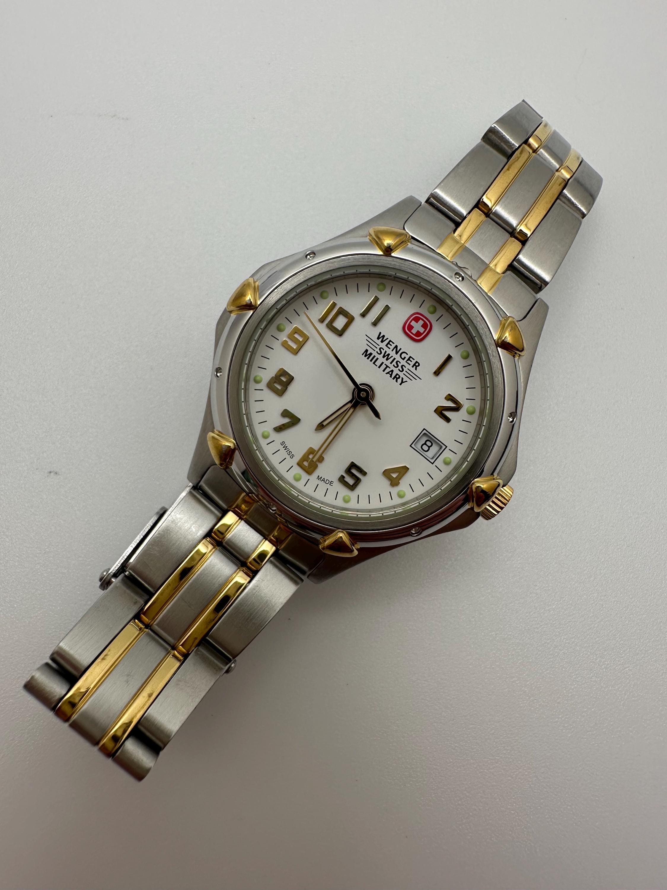 Luxury Watches Wenger Analog Swiss Quartz Field Watch ᐈ Buy Men