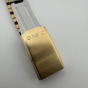 Gold Rectangular Watch: Women's Roman Dial Dress Watch, Stainless Steel or Leather Band image 5