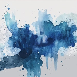 Opera d&#39;arte di download digitale dell&#39;espressionismo astratto colorato