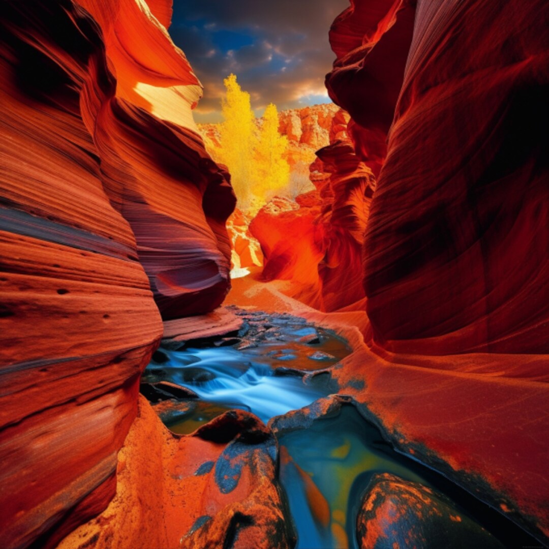 Landscape Photography, Canyon Wall Art, Digital Download, Ai-generated ... - Landscape Photography Tips For Capturing Canyon Texture And Composition