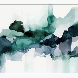 Opera d&#39;arte di download digitale dell&#39;espressionismo astratto colorato