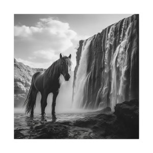 Wall art, Horse art, wildlife photography, Home Decor, Fine art photography, canvas print, art print, wall decor