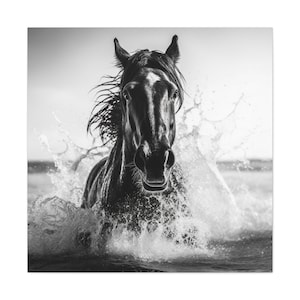 Stunning Horse Art: AI-Generated Photography Print for Home Decor and Art Enthusiasts