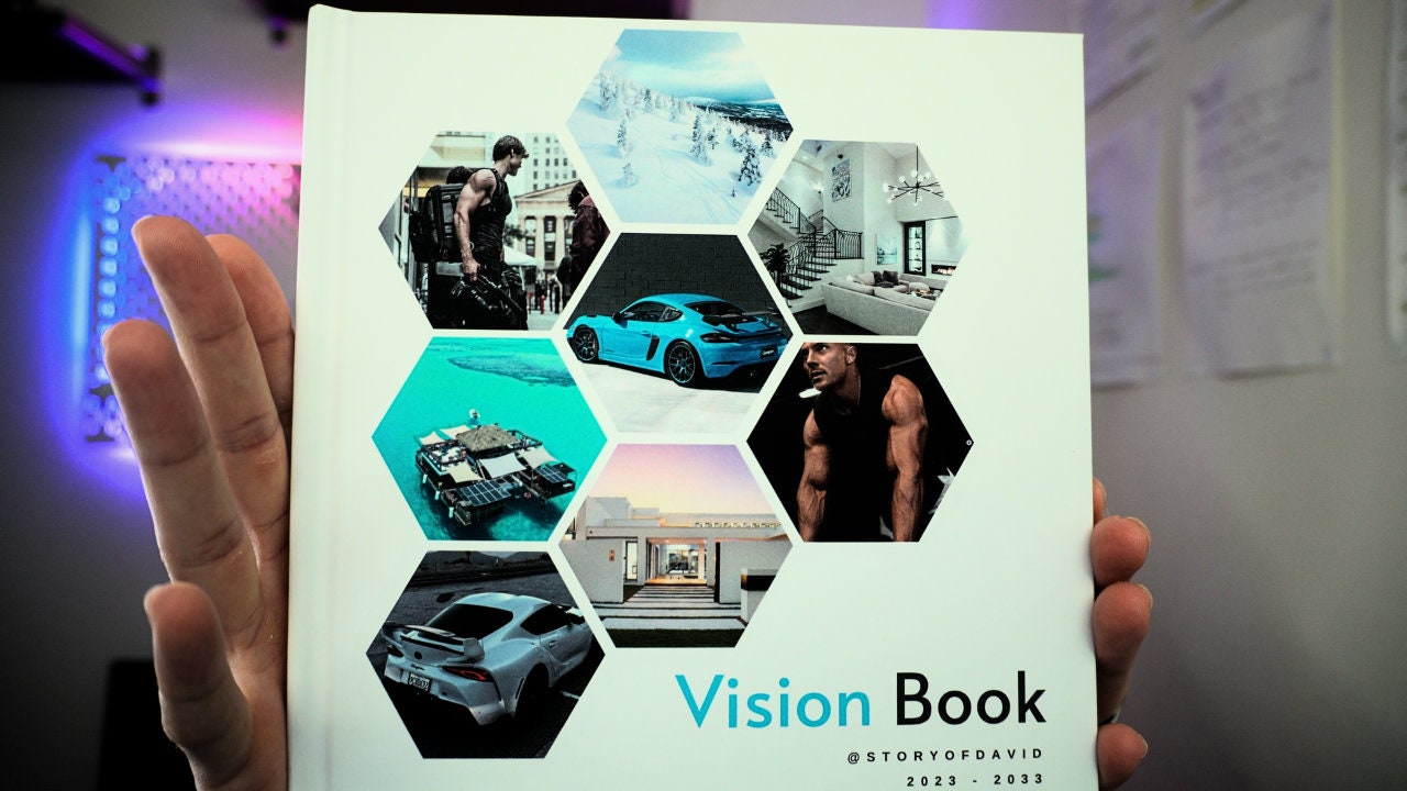 Vision Book - Editable Template - Etsy