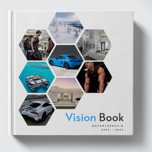 Vision Book - Editable Template - Etsy
