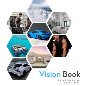 Vision Book - Editable Template - Etsy