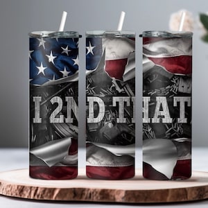 2nd Amendment Insulated Tumbler - Support Your Right to Bear Arms - Gift for Him/Her - Travel Mug - Freedom Themed Gift