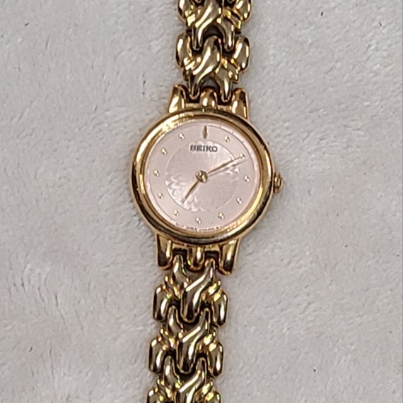 Vintage Seiko Women's Gold Tone Watch V700-6389