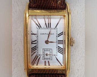 Hamilton Ardmore Registered Edition 6160 reloj en tono dorado para mujer