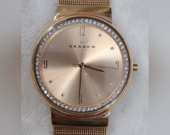 Skagen Damen Ancher Roségold mit Kristallakzent SKW2130