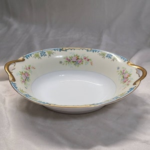 Vintage Handpainted Noritake Morimura 10.5&quot; Vegetable Bowl