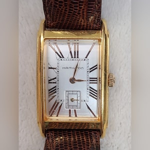 Hamilton Women's Ardmore Registered Edition 6160 Gold Tone Watch