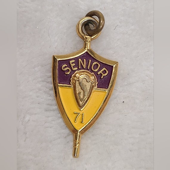 Vintage jostens class necklace - Gem