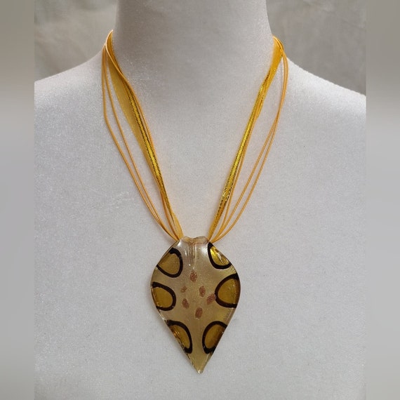 Murano Glass Pendant Necklace