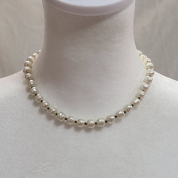 Vintage Faux Pearl Necklace