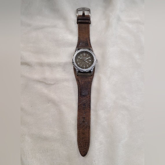 Columbia Men s Watch With Brown Leather Band Etsy