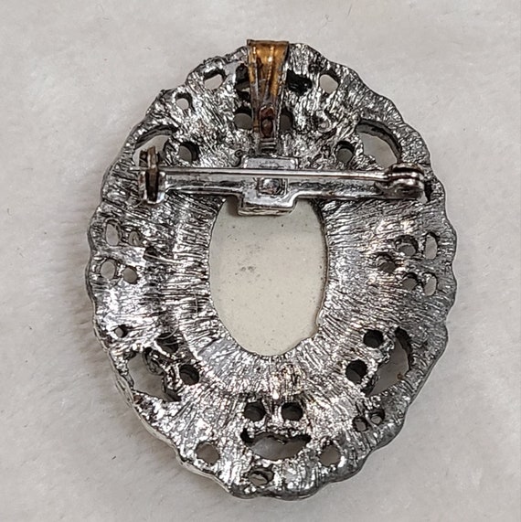 Silver Tone Pendant / Brooch - image 2