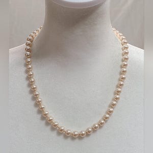 Vintage Monet Faux Pearl Necklace