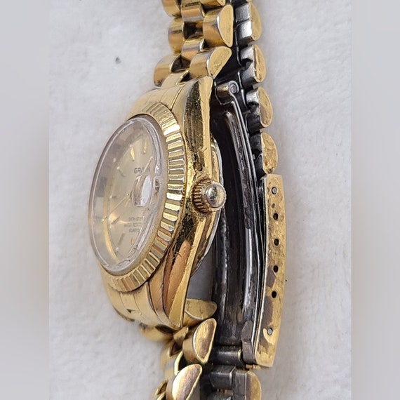 Vintage Gruen Women's Gold Tone Presidential Watch - image 5