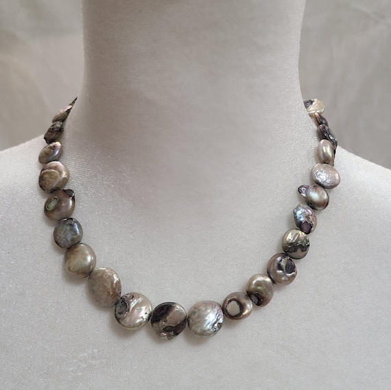 Coin Pearl Necklace - image 1