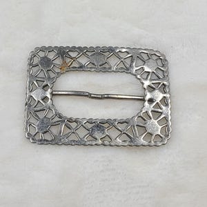 Vintage Silver Tone Buckle