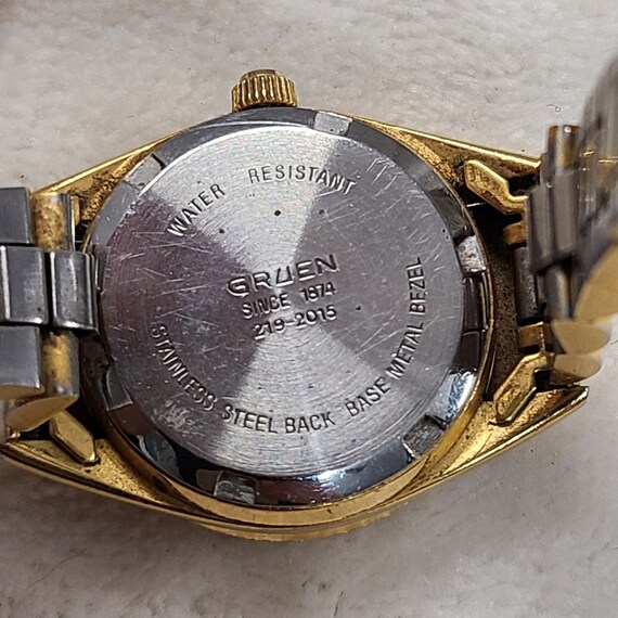 Vintage Gruen Women's Gold Tone Presidential Watch - image 3