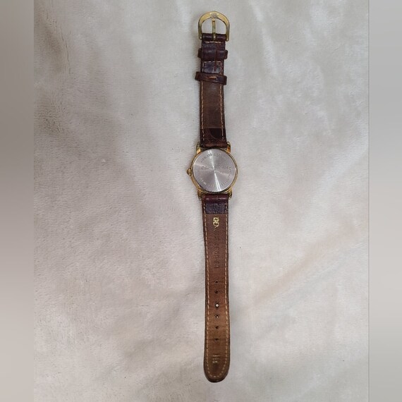 Vintage 80s Guess Women's Gold Tone Watch With Ta… - image 4