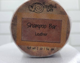 Shampoing solide en barre Spotted Cat Farms - Cuir