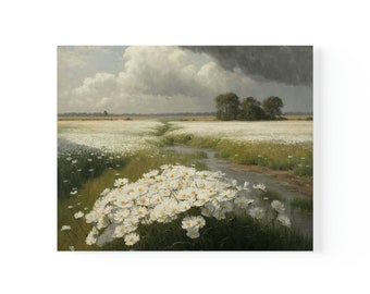 White Blooms in the Field"