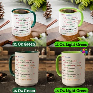 Python Programmer Coder Engineer Accent Coffee Mug Gift, Developer Mug, Tech Coffee Cup, Computer Programmer Gift, Software Engineer Present image 10