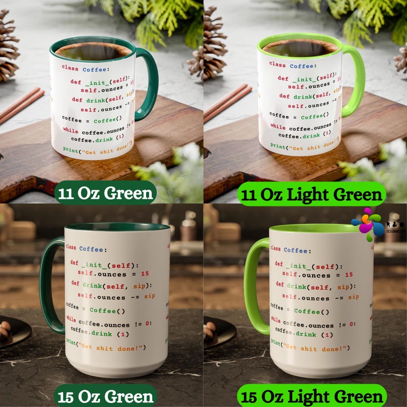 Python Programmer Coder Engineer Accent Coffee Mug Gift, Developer Mug, Tech Coffee Cup, Computer Programmer Gift, Software Engineer Present image 10