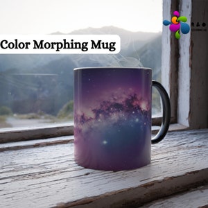 Color Changing Universe Coffee Mug, Galaxy Mug, Starry Sky Coffee Mug, Space Themed Gift, Space lover's gift, Outer space coffee mug