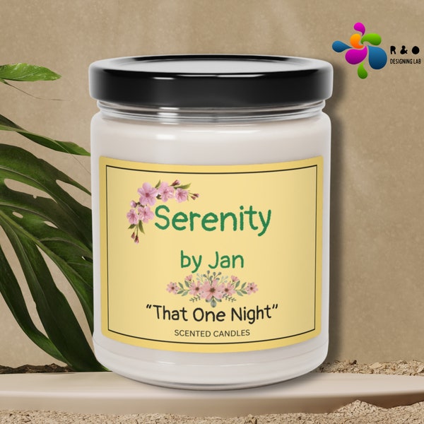 Serenity By Jan Scented Soy Candle, That One Night, 9oz
