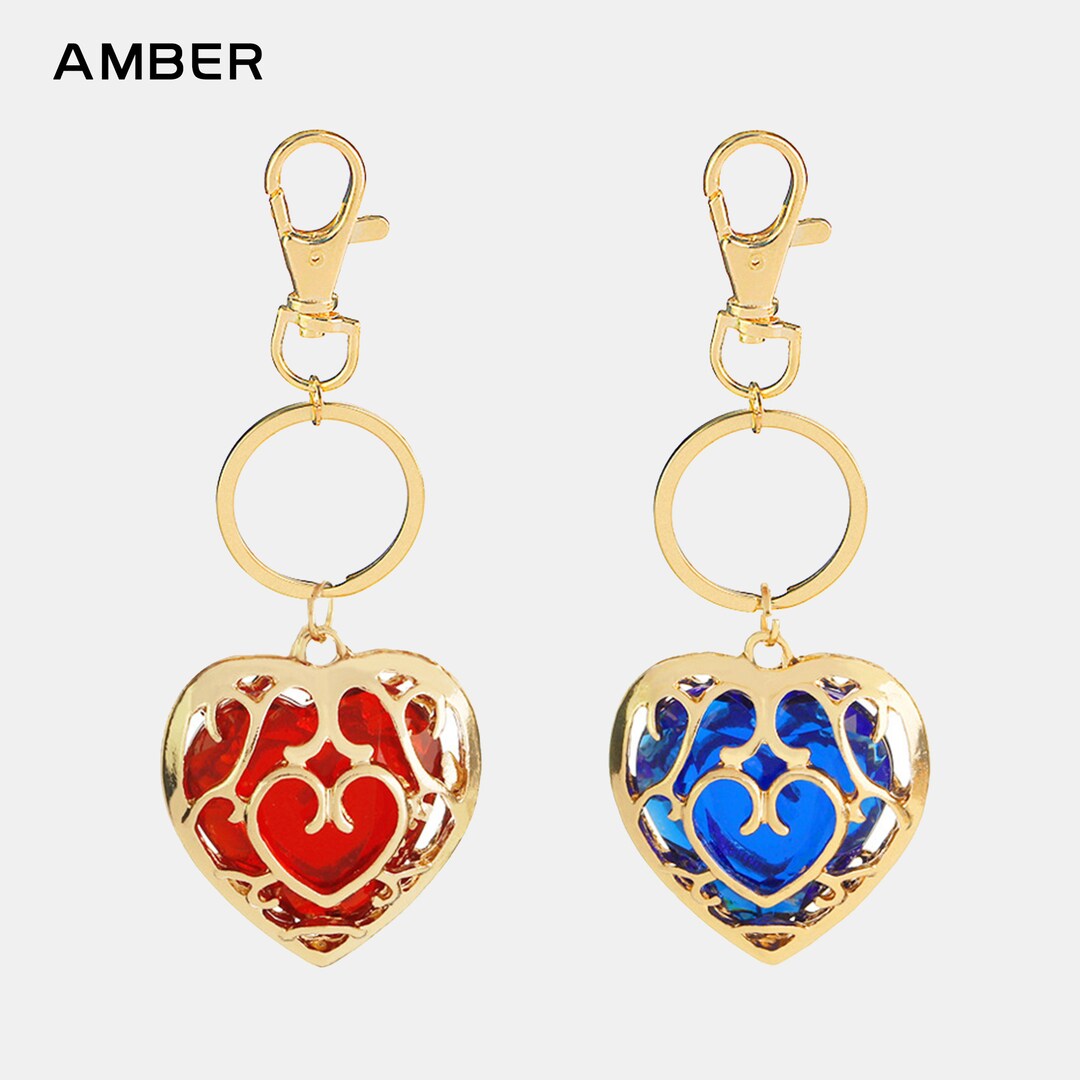 The Legend of Zelda Keychain Heart Container Keychain Etsy