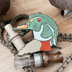 Duck outlet hunting keychain