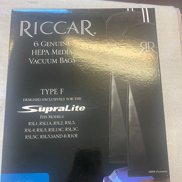 Riccar Type F Vacuum Bags