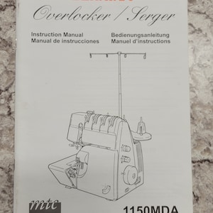 Bernina 1150MDA Overlocker/Serger Insruction Manual