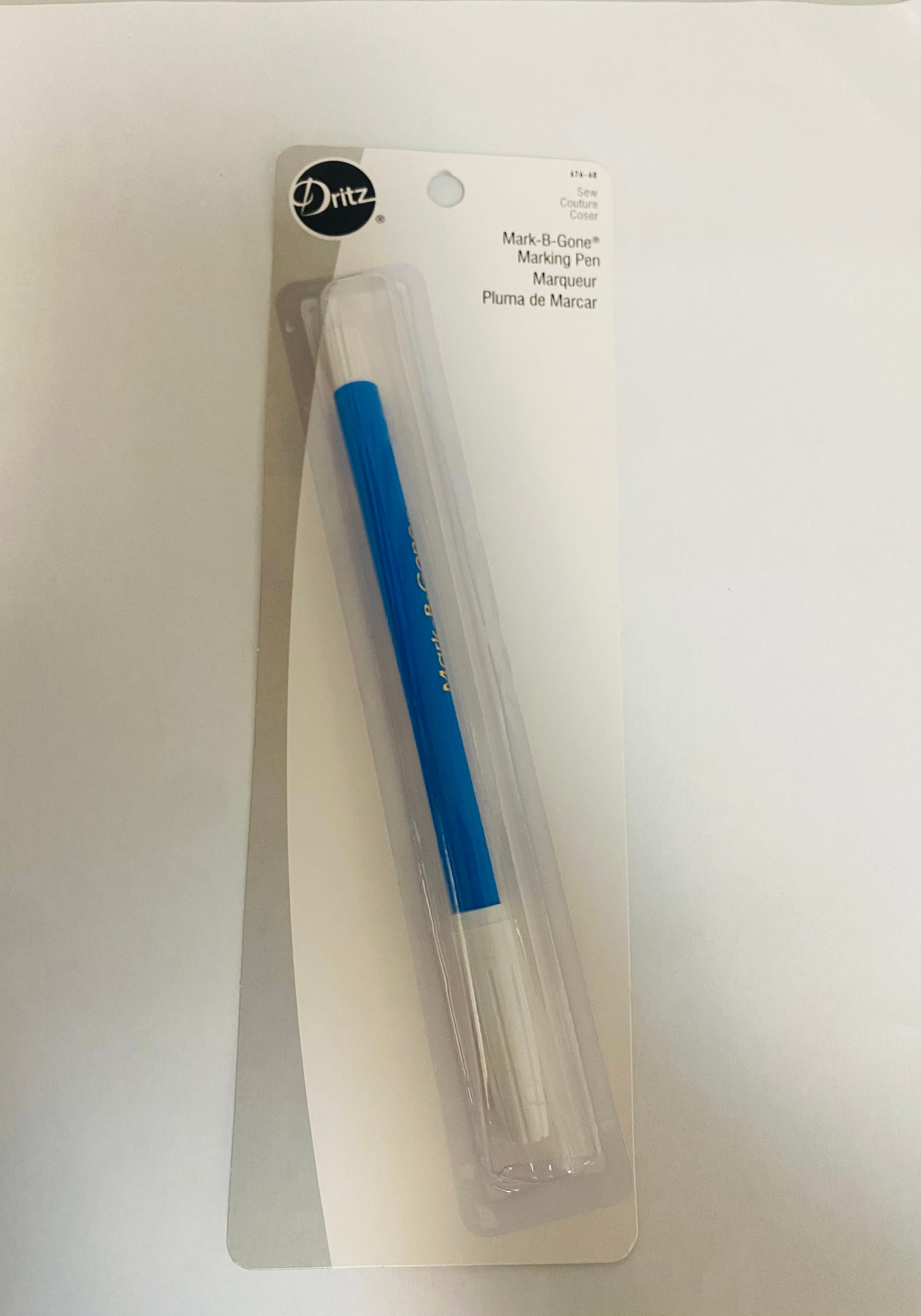 Fine Tip Erasable Fabric Pen, Water Soluble Blue Ink Marker, Embroidery  Pattern Transfer, Disappearing Ink Marking Pen Fine Point 