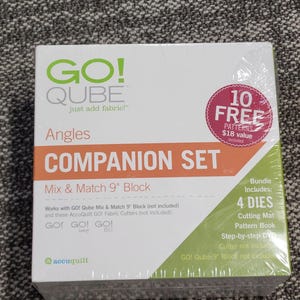 AccuQuilt GO! Qube 9&quot; Companion Set Angles