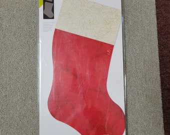 GO! Santa Stocking Fabric cutting die Accuquilt