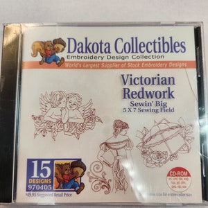 Dakota Collectibles Victorian Redwork