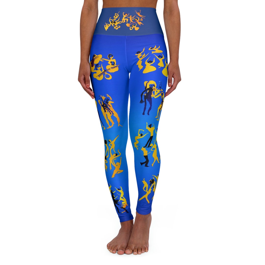 Yoga Leggings Jazz Heaven Etsy UK