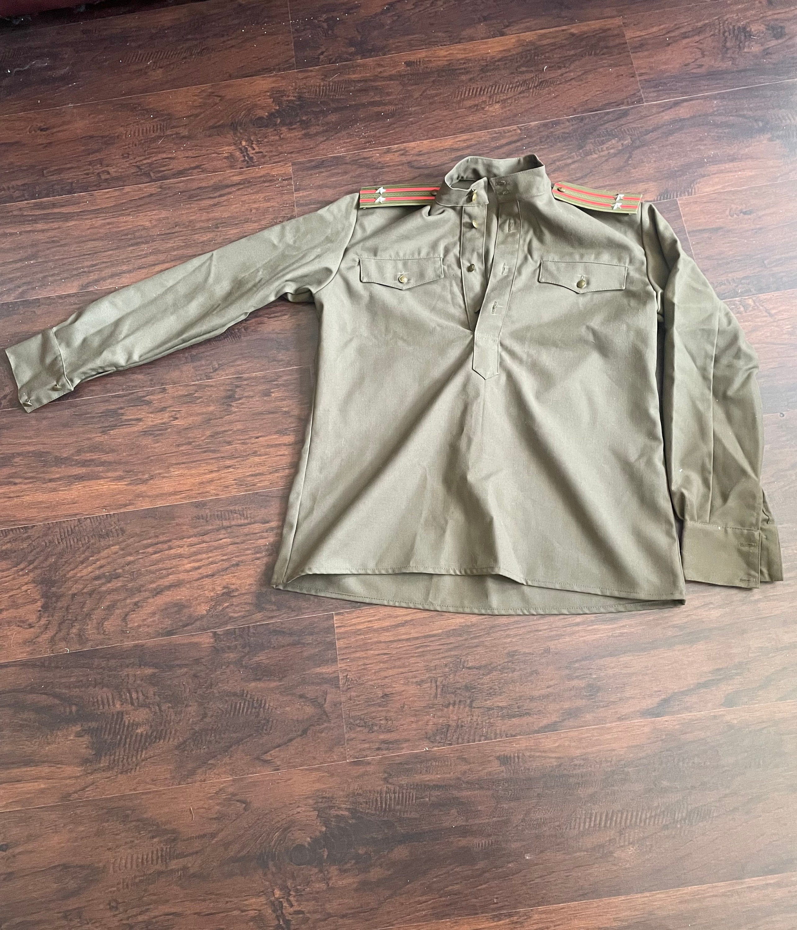 NEW Soviet WWII M43 Red Army Officer Wool Gymnastyorka Shirt Top