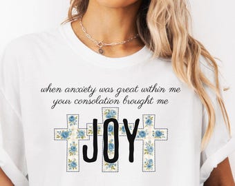 Unisex Comfort Colors® Positive Christian Shirt For Women, Faith Based Tee, Bible Verse Tshirt